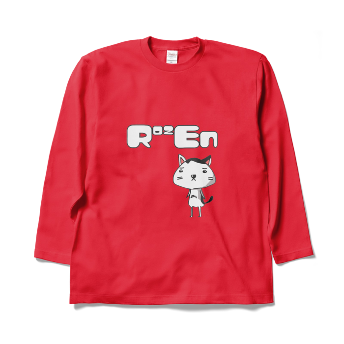 ロングスリーブTシャツ - XL - レッド(赤)