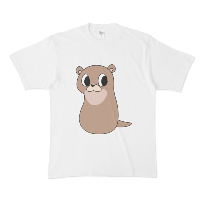 カワウッソのTシャツ - XL - 白