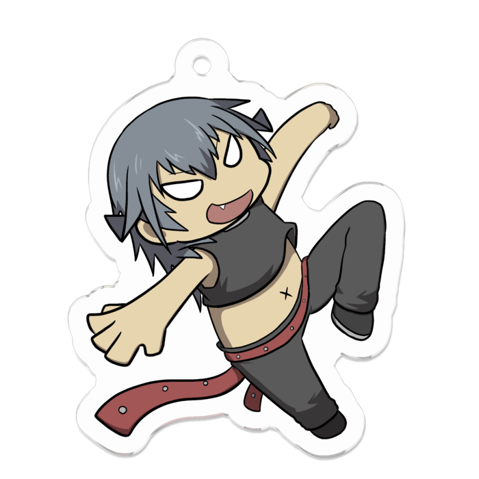 アクリルキーホルダー（コーティング） - 50 x 50 (mm)