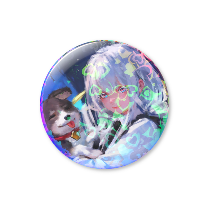 ホログラム缶バッジ - 25mm