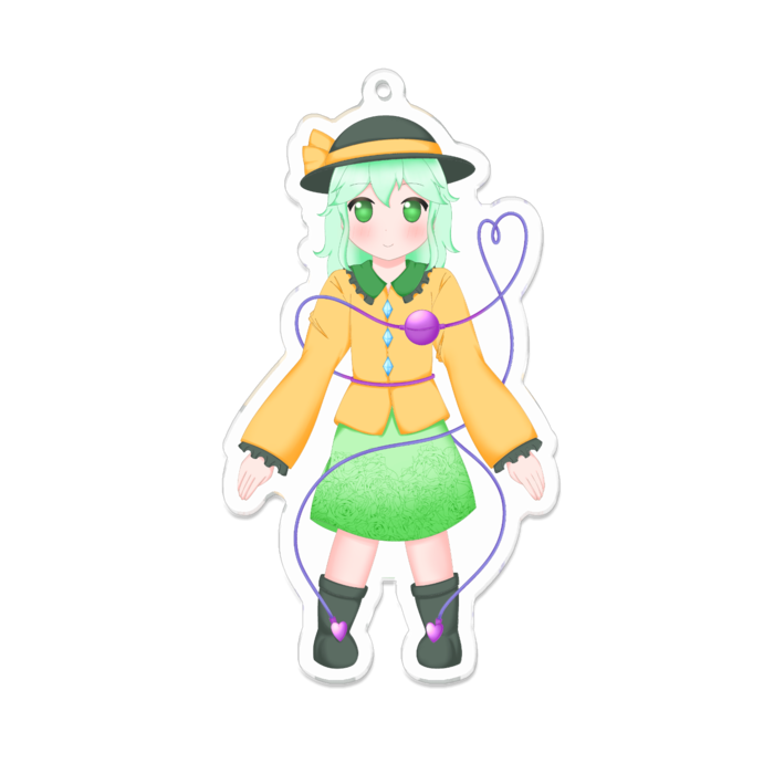 アクリルキーホルダー - 100 x 100 (mm)