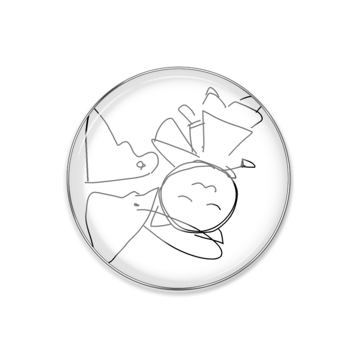 ピンバッジ - 丸形25mm