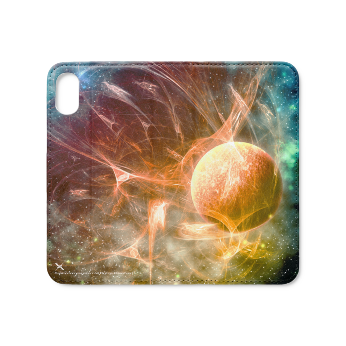 手帳型iPhoneケース(ベルトなし) - iPhone XS / X - ストラップ穴 なし