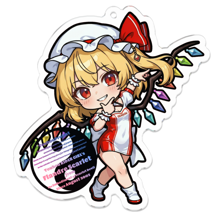 アクリルキーホルダー - 70 x 70 (mm)