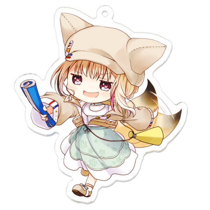 アクリルキーホルダー - 70 x 70 (mm)