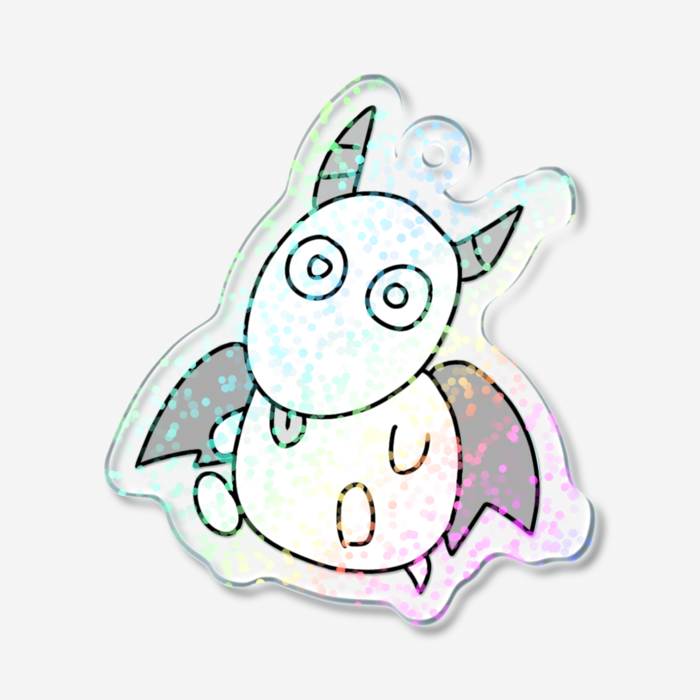 ホログラムアクリルキーホルダー - 50 × 50mm