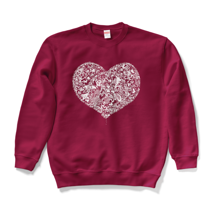 スウェット - L - バーガンディ