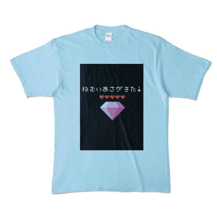 カラーTシャツ - XL - ライトブルー (淡色)