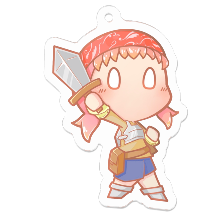 アクリルキーホルダー - 50 x 50 (mm)