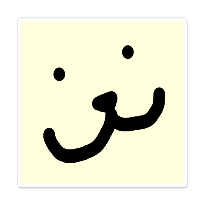 アクリルバッジ - 100 x 100 (mm)