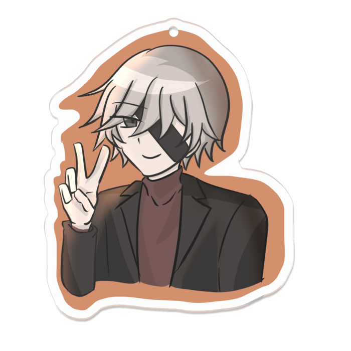 アクリルキーホルダー - 70 x 70 (mm)