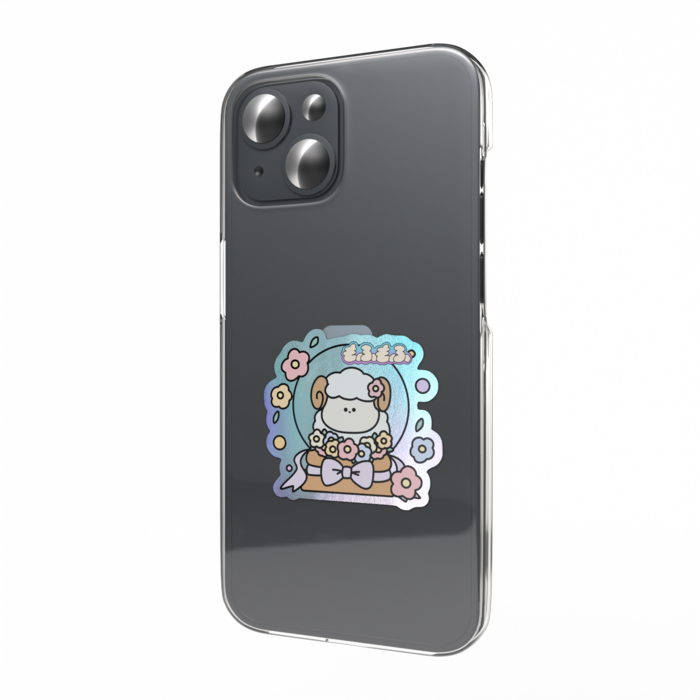 オーロラスマホステッカー - 縦