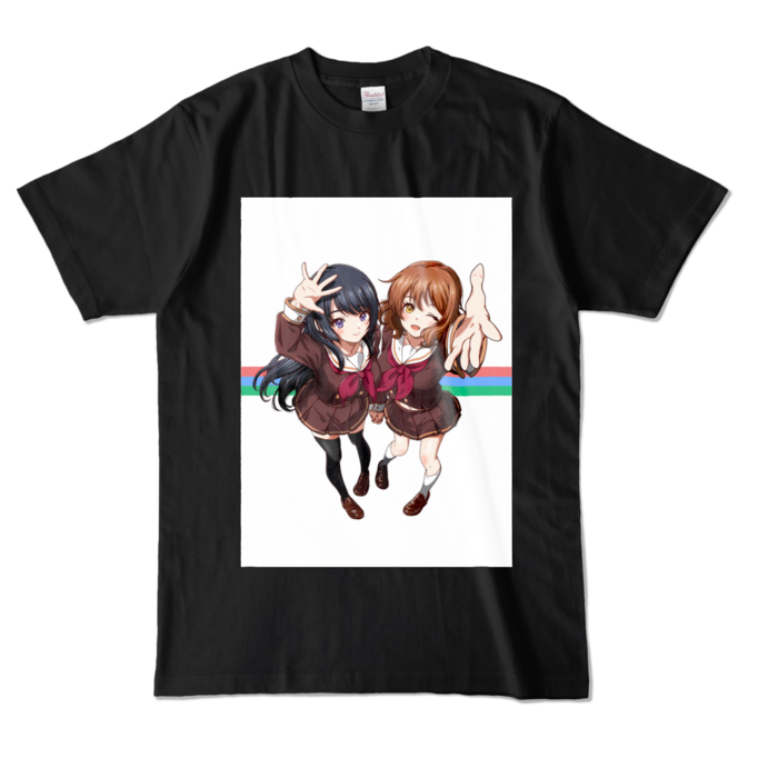 カラーTシャツ - L - ブラック (濃色)