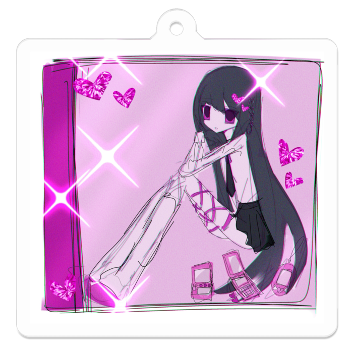 アクリルキーホルダー - 50 x 50 (mm)