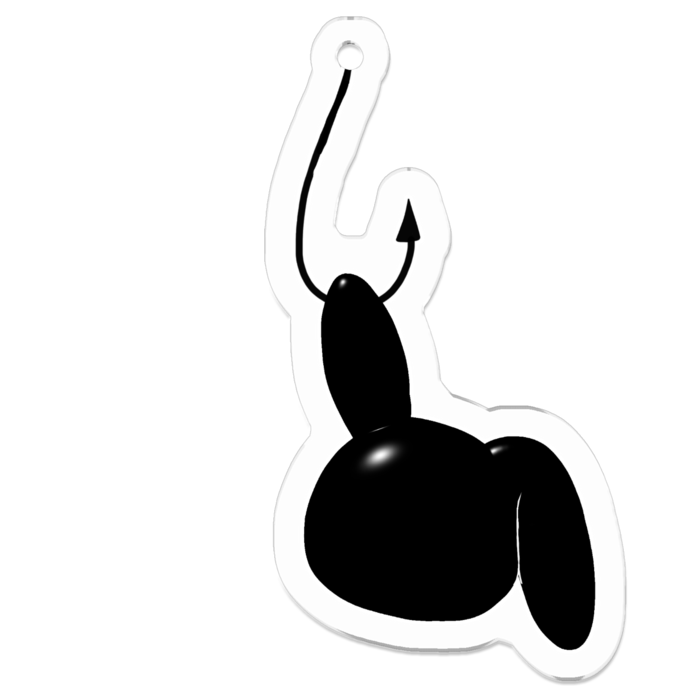 アクリルキーホルダー - 50 x 50 (mm)