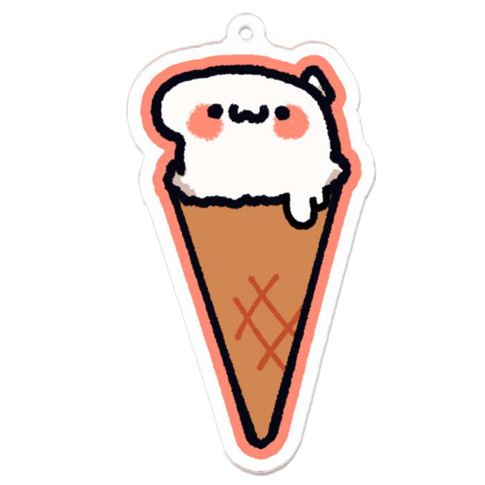 アクリルキーホルダー - 70 x 70 (mm)