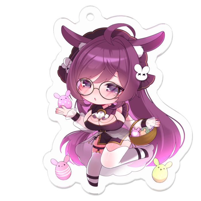 アクリルキーホルダー - 50 x 50 (mm)