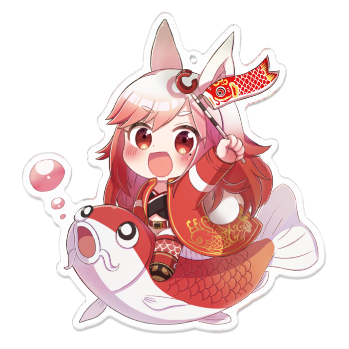 アクリルキーホルダー - 100 x 100 (mm)