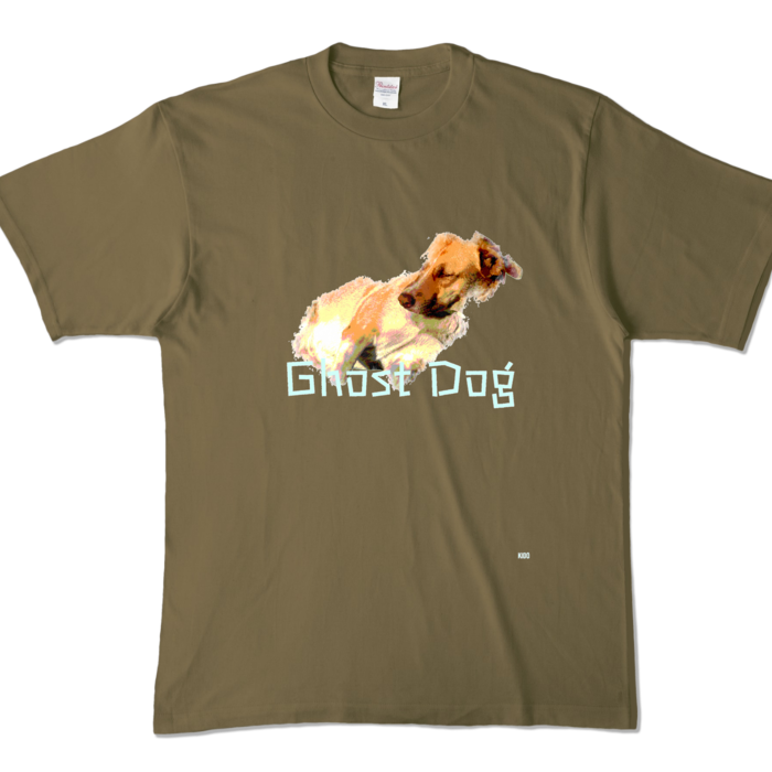 カラーTシャツ - XL - オリーブ (濃色)