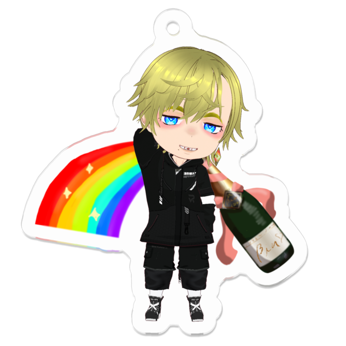 アクリルキーホルダー - 50 x 50 (mm)