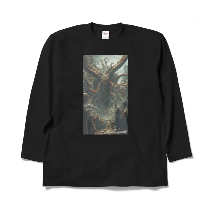 ロングスリーブTシャツ - XL - ブラック