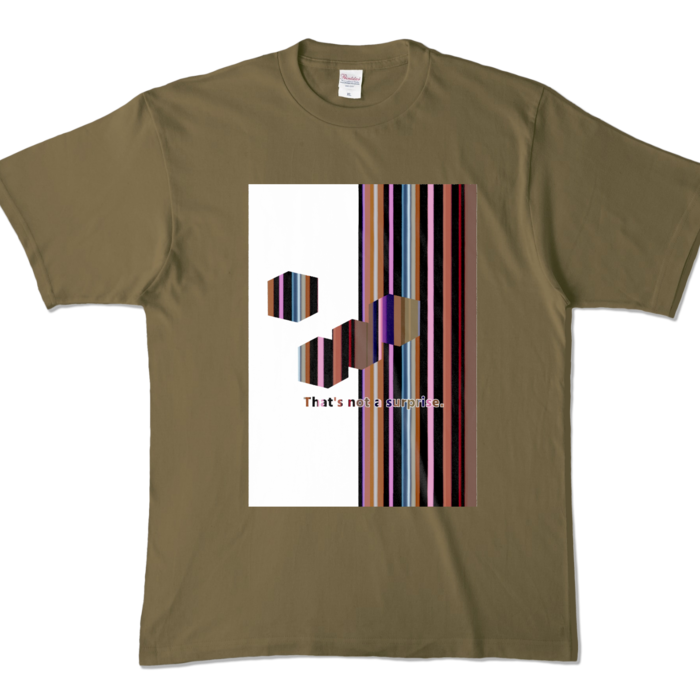 カラーTシャツ - XL - オリーブ (濃色)