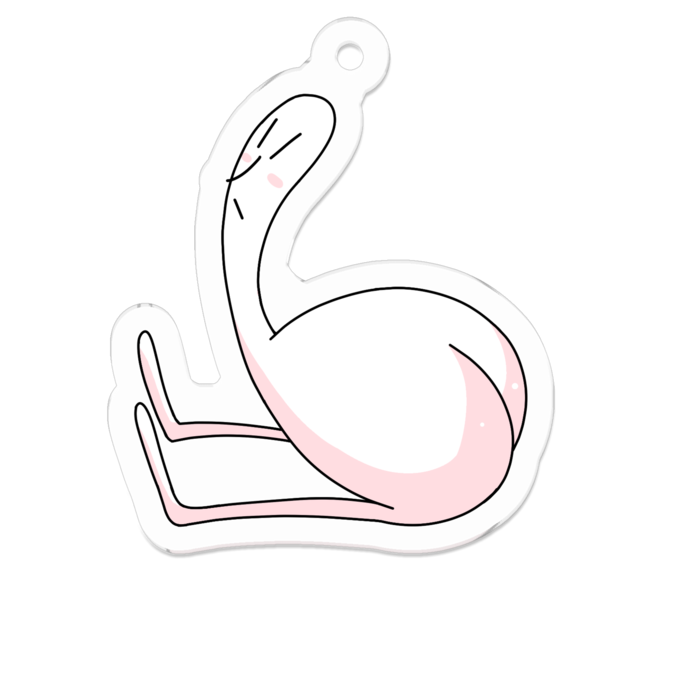 アクリルキーホルダー - 50 x 50 (mm)