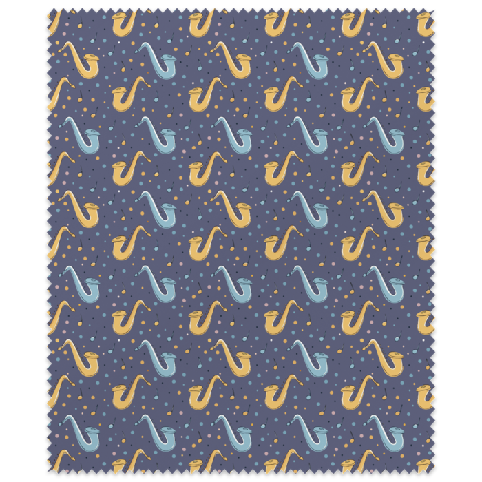 メガネ拭きA(紺色)