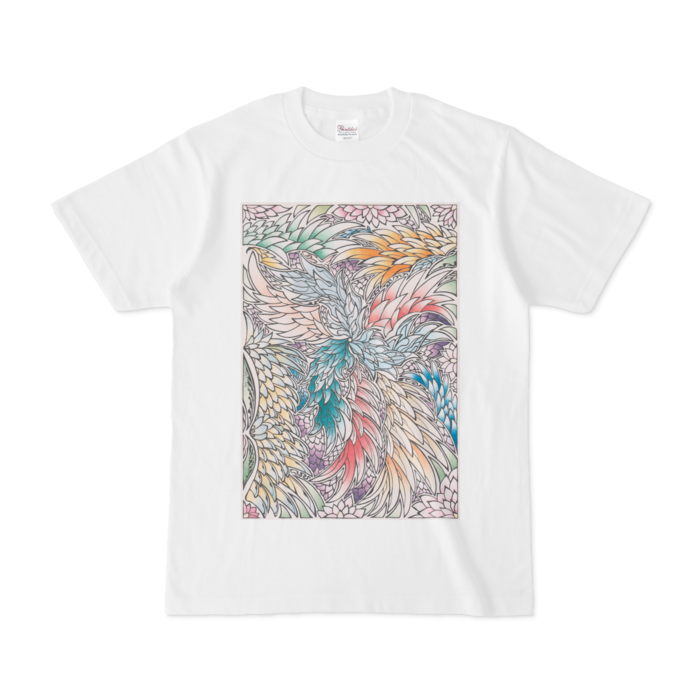 Tシャツ - S - 白【前プリント】