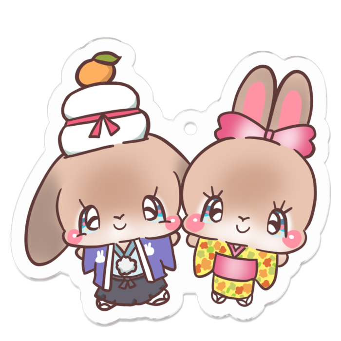 アクリルキーホルダー - 50 x 50 (mm)