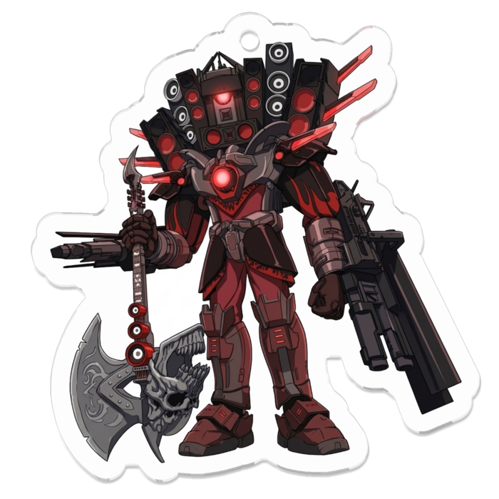 アクリルキーホルダー - 50 x 50 (mm)