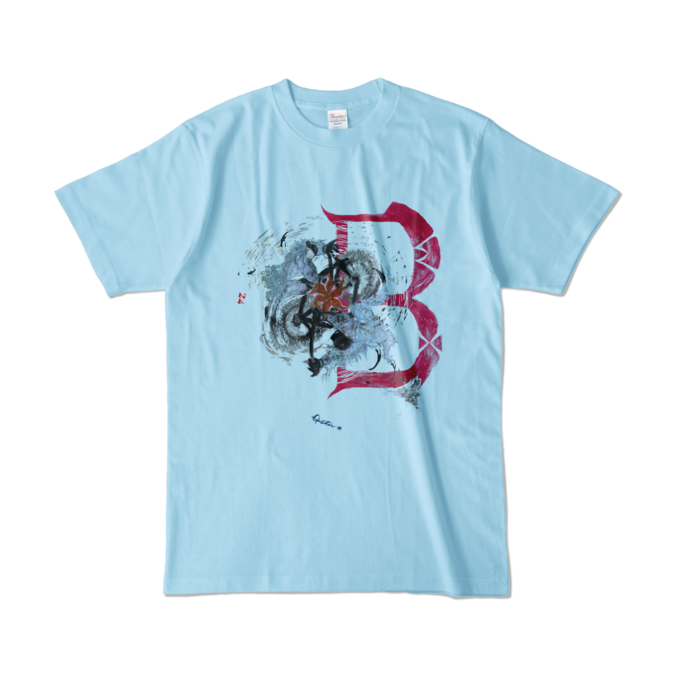 カラーTシャツ - L - ライトブルー (淡色)