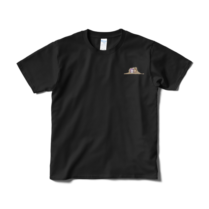 ワンポイント(左胸)Tシャツ(短納期) - S - ブラック