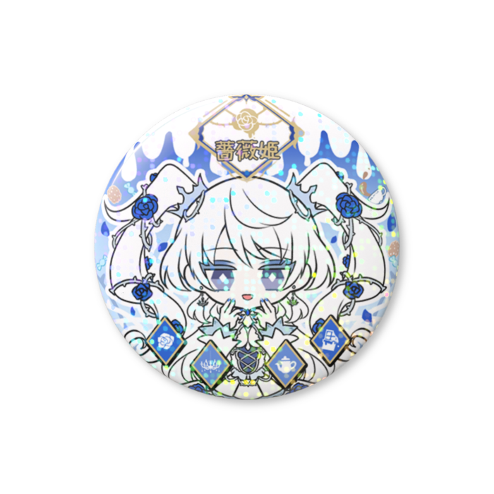 【ぺ】🌹微睡美ねむホログラム缶バッジ