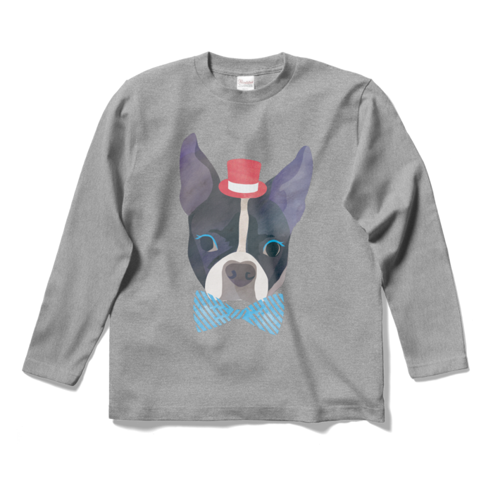 ロングスリーブTシャツ - S - 杢グレー