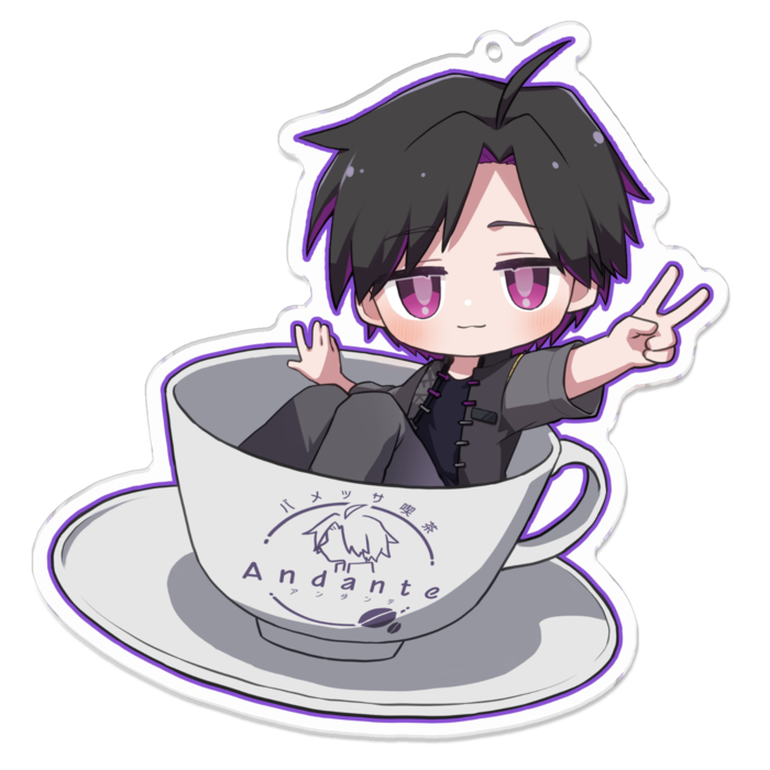 アクリルキーホルダー - 100 x 100 (mm)おっち