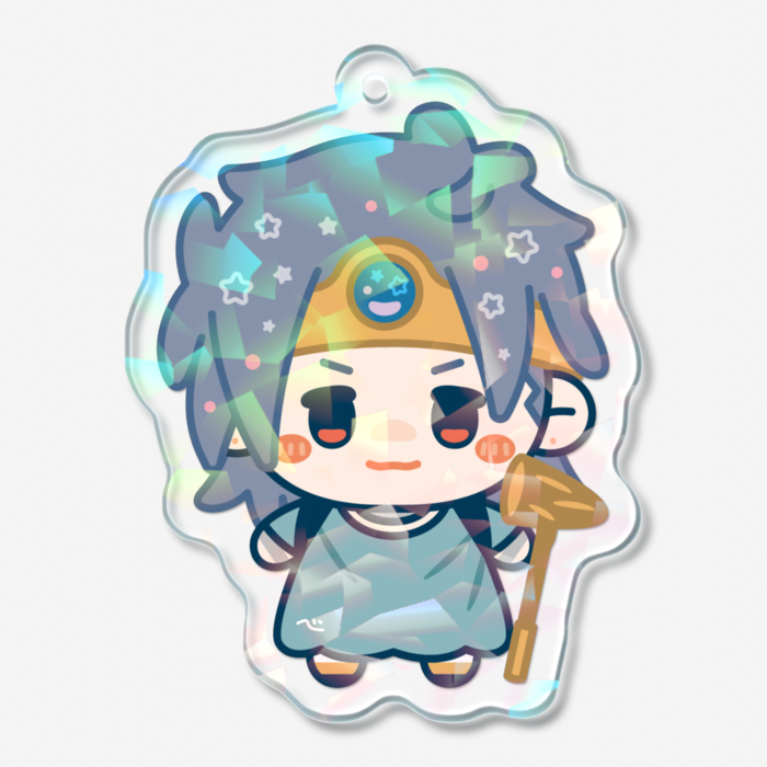 ホログラムアクリルキーホルダー - 50 × 50mm