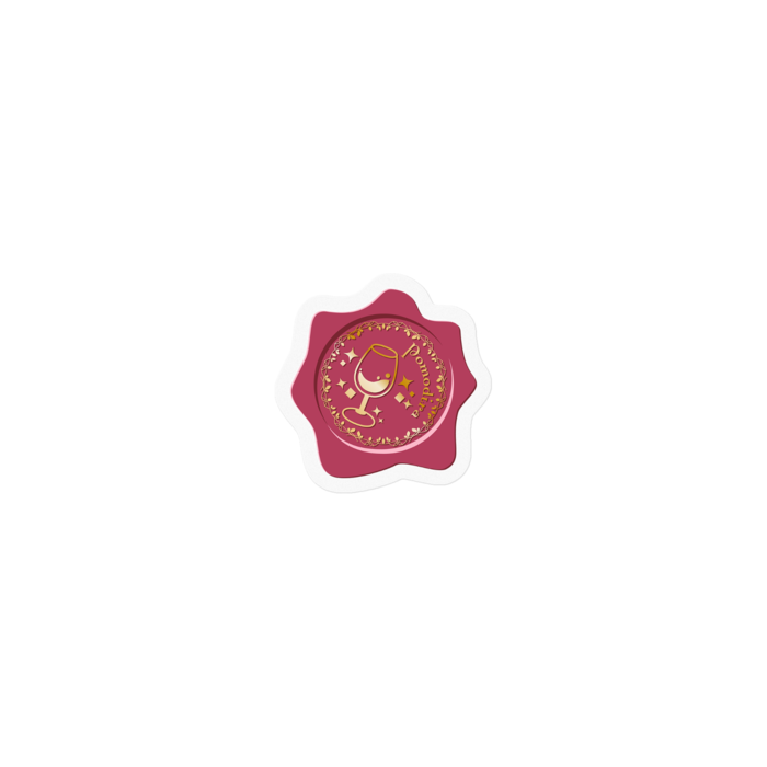 金文字ステッカー - 100 x 100 (mm)