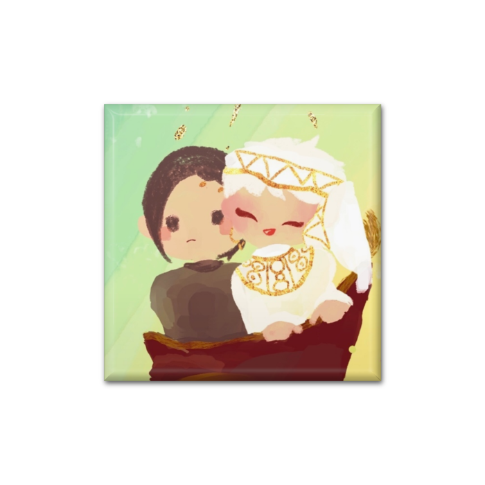 缶バッジ - 四角形40mm