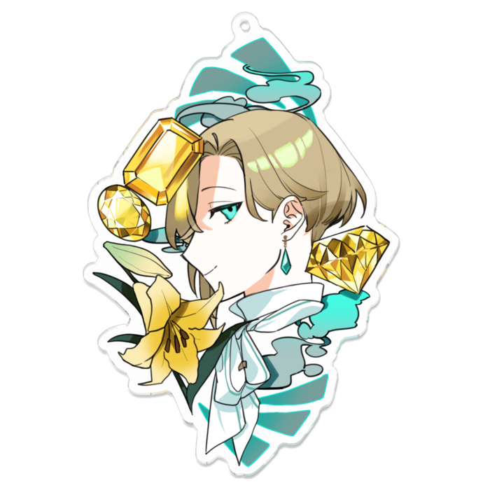 アクリルキーホルダー - 100 x 100 (mm)