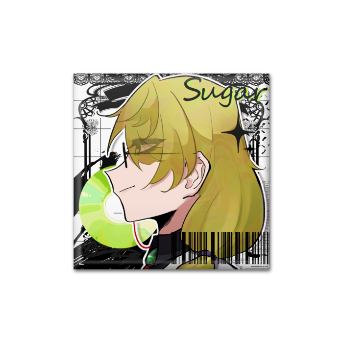 缶バッジ - 四角形40mm