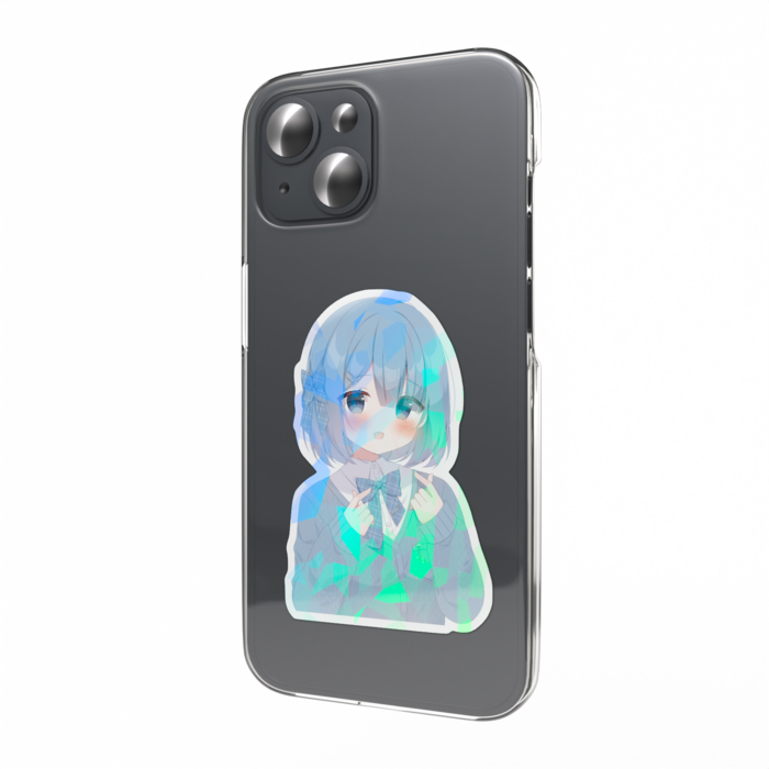 ホログラムスマホステッカー - 縦