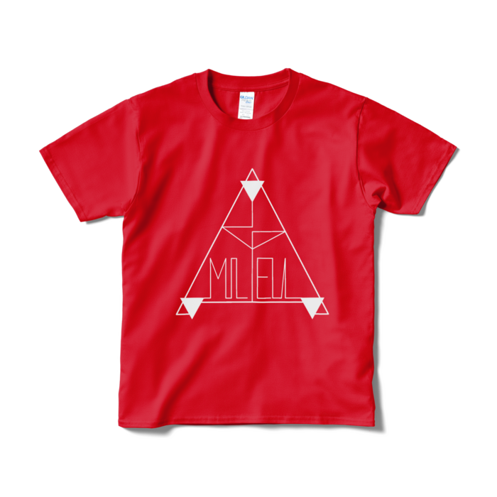 Tシャツ（短納期） - S - レッド(白ロゴ)