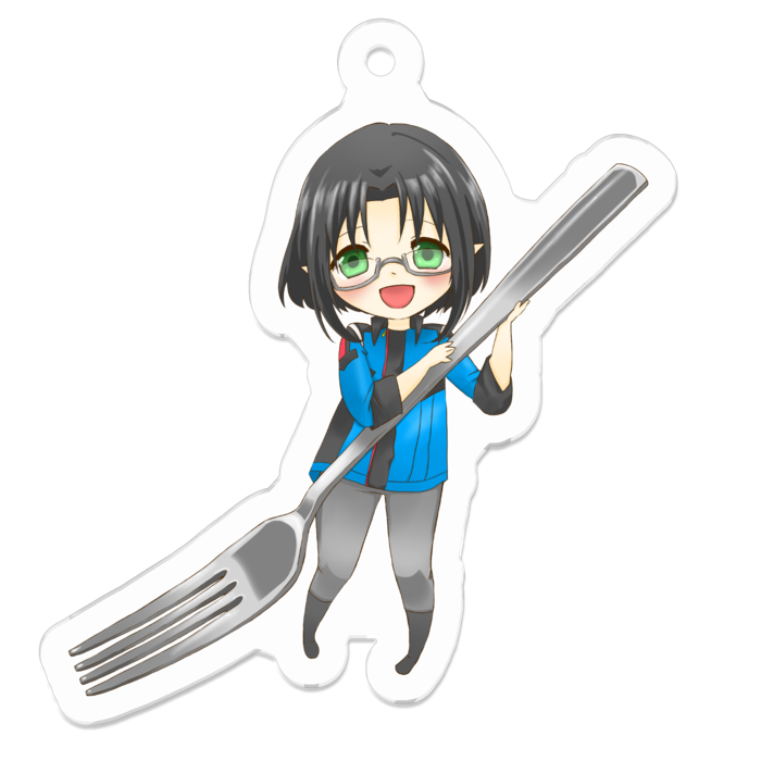 アクリルキーホルダー - 50 x 50 (mm)