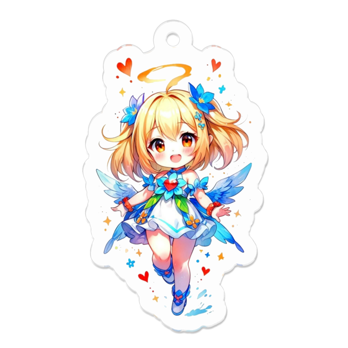 アクリルキーホルダー - 50 x 50 (mm)
