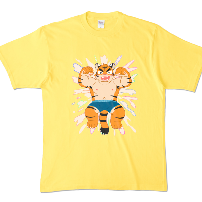 カラーTシャツ - XL - イエロー (濃色)