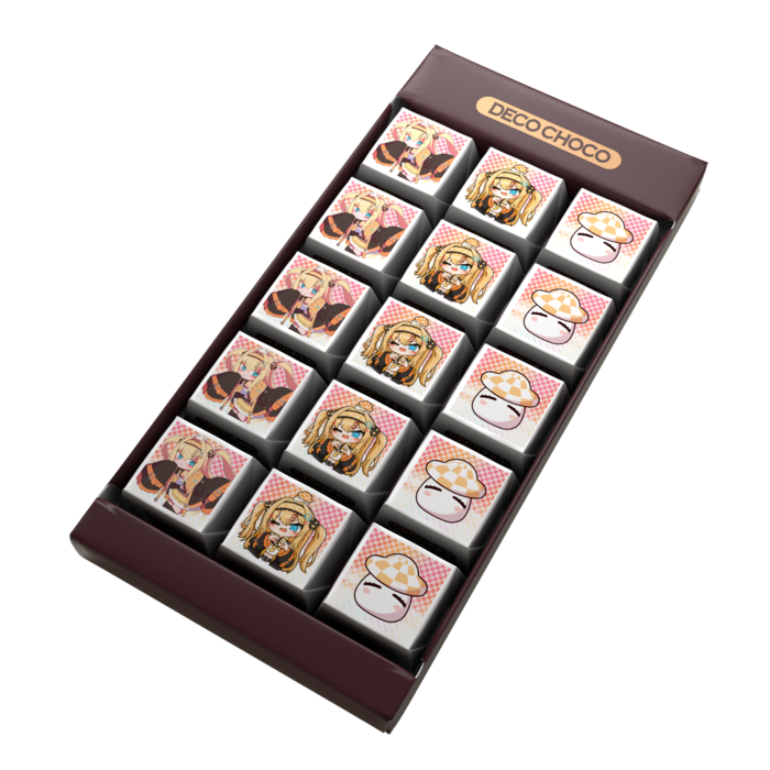 DECOチョコ - 列ごとにデザイン