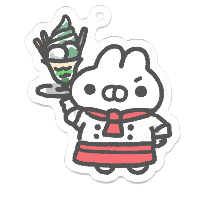 アクリルキーホルダー - 50 x 50 (mm)