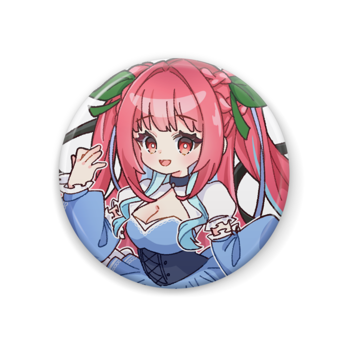 ニコっと缶バッジ - 44mm