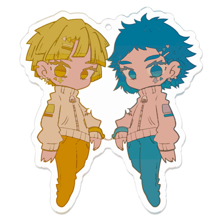 アクリルキーホルダー - 70 x 70 (mm)